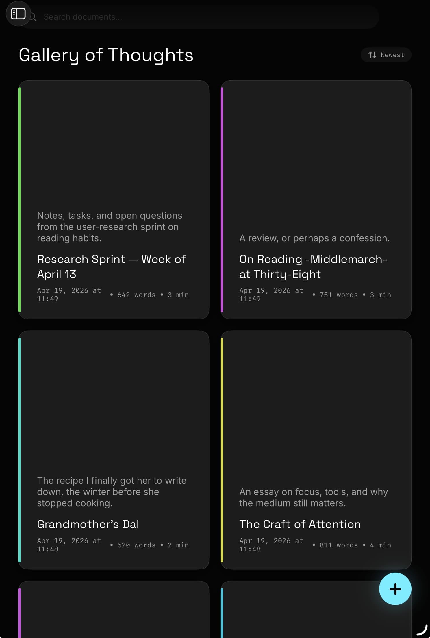 Nava Aura — Gallery of Thoughts